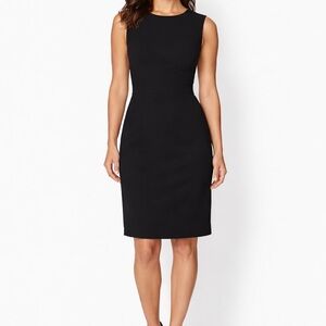 Banana Republic Factory Black Sleeveless Sheath Dress Size 14 Classic Workwear
